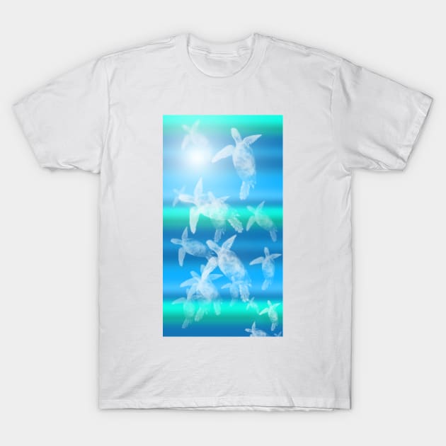 Turtles in the Ocean T-Shirt by silentrob668